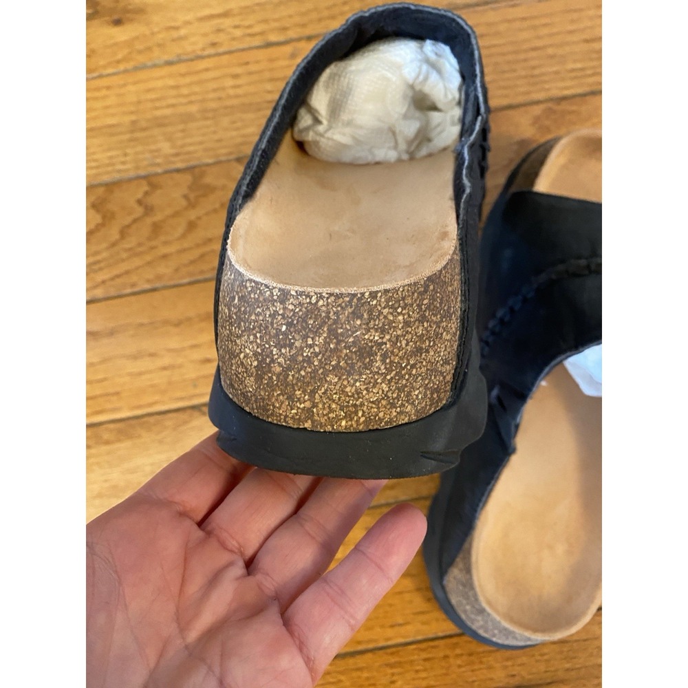 UGG Sunskip Slide Black Slip On Clog Sandal Size 9 - Picture 7 of 14
